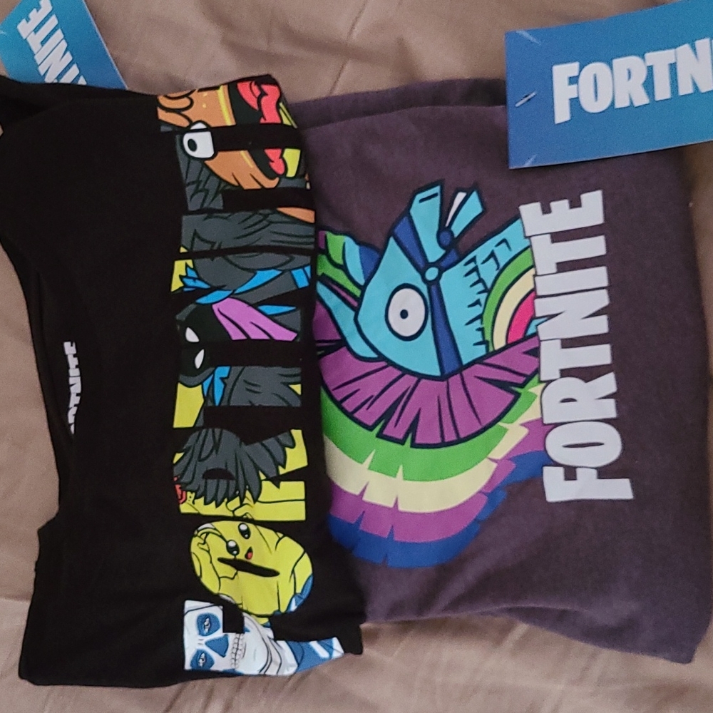 2 NWT Sz XL (14/16) Boys Fortnite Tees - Picture 12 of 12